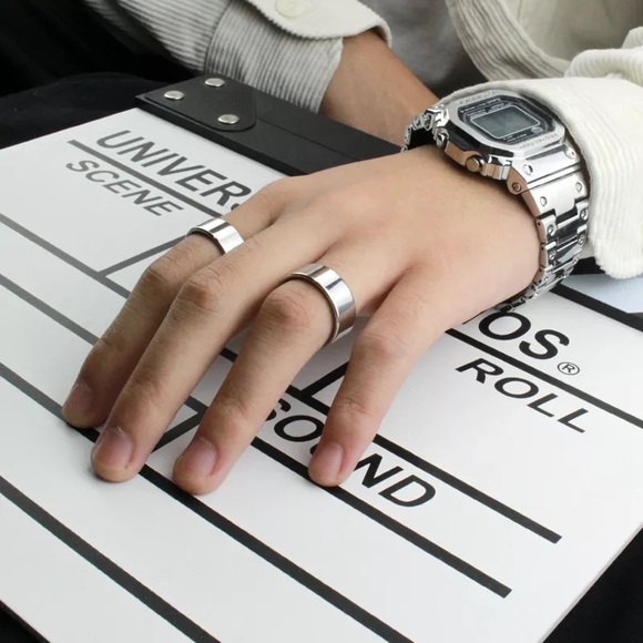 0.5-2Ct VVS CZ Set Wedding Ring 316L Stainless Steel - Picture 14 of 16